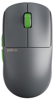 Pulsar Gaming Gears X2 Crazylight Kabellose Gaming-Maus, Ultraleicht, 35 g, optischer Schalter, 32000 DPI, 750 IPS, XS-1-Sensor, 8k kompatibel (Volt Shadow)