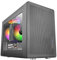 MARS GAMING MC-XPS, Case Gaming MicroATX Ultrapcompatta, Vetro Temperato + Pannelli Mesh, Ventola FRGB 120mm, Tecnologia Raffreddamento Mesh, Supporto Dual PSU ATX e SFX, Mini-Tower PC USB-C, Nero