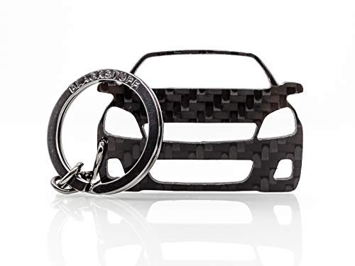 BlackStuff Carbon Karbonfaser Schlüsselanhänger Kompatibel mit Astra H 2004-2009 BS-190