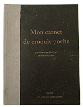 Zeit Concept Rough Notebook – Old Book inspiriert, recyceltem Papier, Mehrzweck Stationery B6 - Croquis