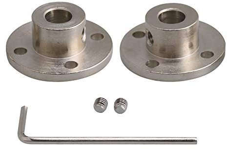 Yibuy 8–16 mm Stahlflansch-Kupplungen für Motorwelle, 2 Stück, für Heimwerkerteile