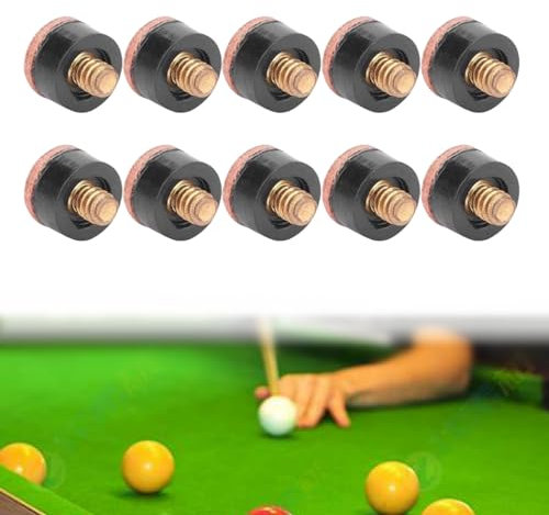 Billard Queuespitzen, 10pcs Billard Snooker Pool Queue Pole Tip Ersatzteile 10mm 11mm 12mm 13mm (13mm)