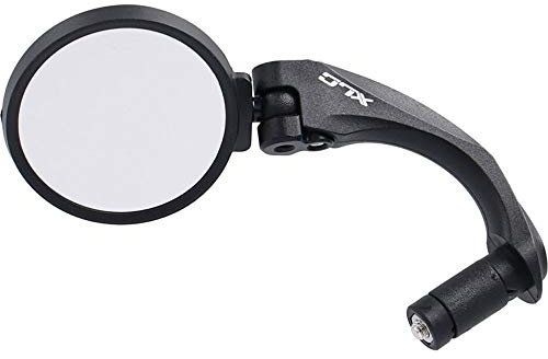 XLC+TipTop Fahrrad-Spiegel MR-K15 Innenklemmung rund 62mm Links/rechts+Flicken