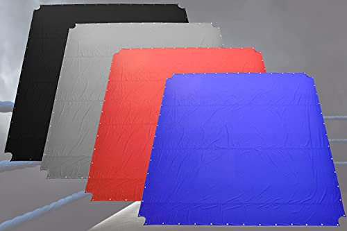 DAAN Anillo de boxeo de lona profesional MMA Jaula Ring Mat Boxeo MMA UFC TNA Boxeo Anillo de Boxeo Alfombra Lona (rojo, 22 pies)