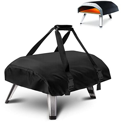 Kovshuiwe Carry Cover for Ooni Koda 12 Gas Pizza Oven, Outdoor Pizza Oven, Waterproof 600D Oxford Fabric, Pizza Oven Cover Accessories (25.2x16.5x6.7)