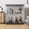 LFT HUIMEI2Y Curio Vitrine aus Glas, 2 Etagen mit Doppeltür, schnelle Installation in 30 Minuten, 5 mm gehärtetes Glas, bodenstehendes Bücherregal für Schlafzimmer, Wohnzimmer, 83,3 x 80,5 x 36,6 cm,