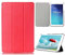 Custodia per Samsung Galaxy Tab E 9,6 pollici SM- T560/T561 Tablet Cover - Custodia in pelle PU di lusso con funzione di spegnimento automatico (rosso)