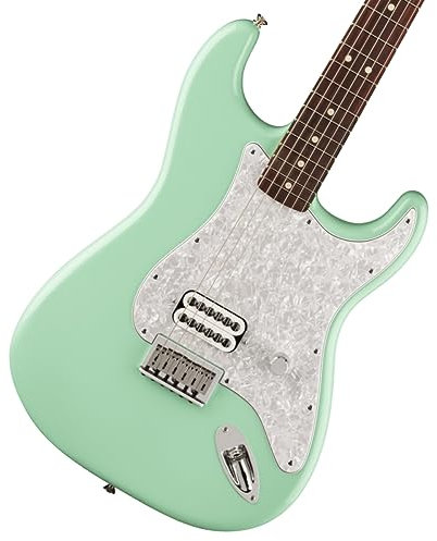 Fender Tom Delonge Strat RW Surf Green - E-Gitarre
