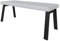 Bank Akiko Metal A - Eckbankgruppe für Ihrem Esszimmer, Küche modern, Sitzecke, Essecke. Perfekt für Küche, Büro und Rezeption. Solide und Starke Verarbeitung. (128x44-Soft17)
