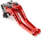 MTCRIGHTER Für YAMAHA MT-125 2020-2024 Kurzer Bremskupplungshebel CNC-Aluminiumlegierung Zubehör (Red)