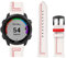Lederarmband Kompatibel für Garmin Forerunner 245|55|645 Armband Leder Armband Weiches Echtleder für Herren Damen Ersatzarmband Einstellbar Armbänder mit Garmin Forerunner 245|55|645 (C,Leder)