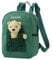 ALBERTBAND Personalisierte Kinderrucksäcke mit Namen Rucksack für Kinder Kindergarten Unterwegs Geschenk für Sohn Tochter Freund Blume Regenbogen Bär Rucksack (Bär-Grün)