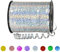 Geschenkband Silber 5mm Breit,450M Kräuselband Geschenkbänder Schleifenband Glitzer Ballonband Ringelband,Dekoband für Hochzeit Weihnachten Neujahr Geburtstag Geschenkverpackung Ballonverschlüsse