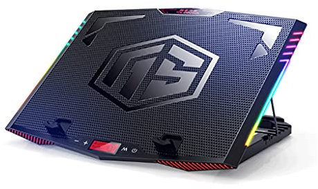 ZHCHAO Notebook Computer Cooling Pad Silent Fan Water Cooling Cooling Notebook Computer Cooling Pad Power Supply, Horizontal Adjustable Mounting Bracket
