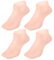 Silikonsocken Fuß Spa Pediküre Socken, Damen FußPflege Socken Gel Socken Damen Fuß Spa PediküRe Silikon Socken Moisturizing Foot Exfoliating Silicone Socks FußMaske Socken (Light Yellow, 22X11cm)