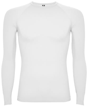 Boys Base Layer Thermal Kids PE Fitness Long Sleeve School MMA Boxing Gym T-Shirt Winter Outdoor Football Running Hiking Cycling Sports Compression Top (UK, Age, 11 -12 Years, Regular, White)