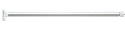 GARDINIA Rollomotor RM-2 für Rollowelle mit 18 mm Durchmesser, EASYFIX, Einfache Installation, Zum Steuern des Rollos per Fernbedienung oder Smart Life App, Edelstahl-Optik/Weiß