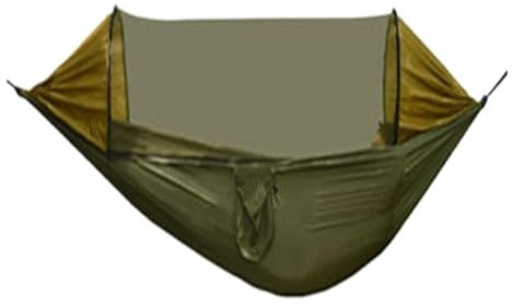 Hamaca Nuevo Sombrilla De Apertura Rápida, Hamaca con Lámina Doble For Acampar Al Aire Libre, Hamaca Hamaca para Acampar(Green)