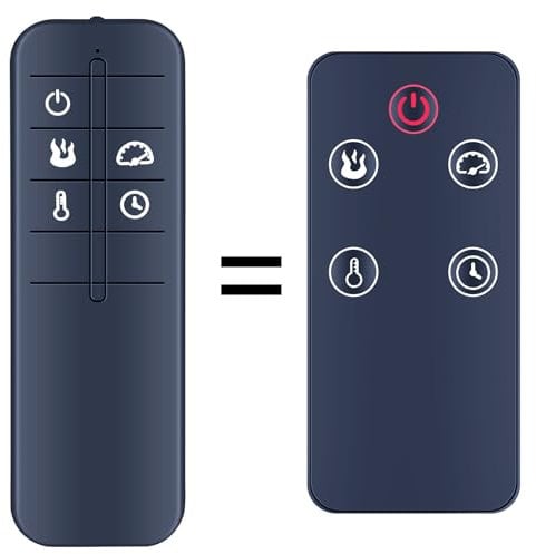 Replacement Remote Control Compatible with Style Selections Electric Fireplace 2408FM-23-273 3730310