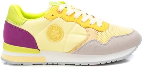XTI - Sportschuhe Sneaker Damen Gelb - Bequeme und vielseitige Schuhe - Casual Mode - Modell 14406101 (Größe 40)