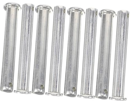 Gerüstkupplungsbolzen M8x75 Silber Metall 1 Satz für Gerüste | Verriegelungsstift, Stabile Verbindungen, Leicht und Tragbar, Einfach zu Verwenden bei Montage