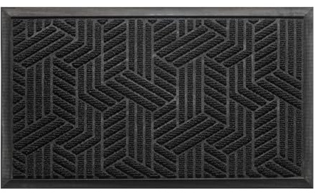 Door Mat Washable Rubber Doormat – Outdoor & Indoor Heavy Duty Non-Slip Doormat for Kitchen Garden, Inside & Outside Floor Mats, Waterproof and Dirt Trapper Entrance Doormats,UK (43 x 75 cm)