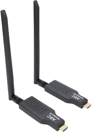 Cryfokt 2,4-Ghz-Funk-Audio-Sender Und -EmpfäNger, Arc-Audio-Sender- Und -EmpfäNger-Set, 50-M-Hdmi-Extender-Set FüR Fernseher, Projektor, Laptop Und Pc
