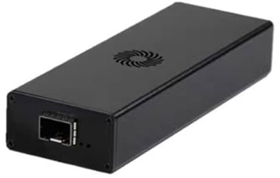 Elnwnnkc Adattatori Rete USB Gigabit da 4 a 10G Ethernet Porta Ottica per trasferimento Dati Editing Video Nas