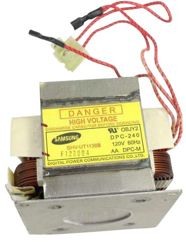 Samsung DE26-00129B Microwave High-Voltage Transformer