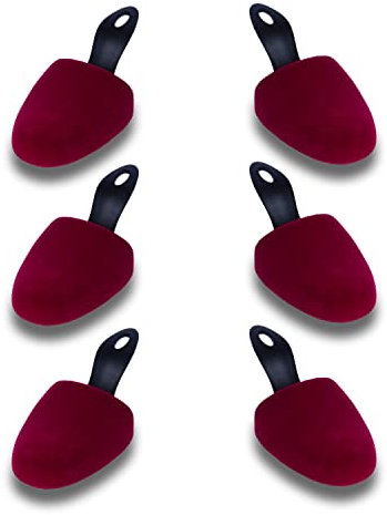 MTS care LISA Basic Velours Rund Größe 37-41 - Schaumstoff Schuhspanner für Damen 3 Paar Set- Schuhstrecker hält Schuhe in Form - perfekte Passform & Frische