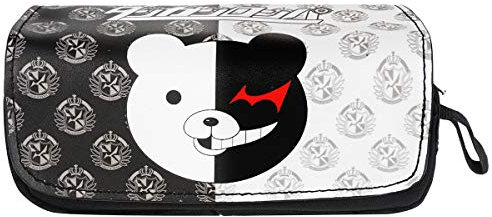 CoolChange Große Federtasche mit Monokuma Bär | Federmappe für Danganronpa Fans