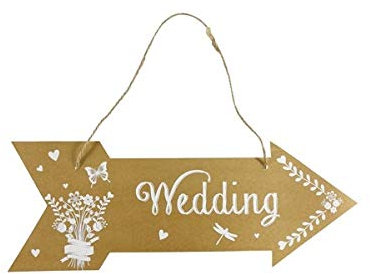 Vasara Cartello freccia Wedding