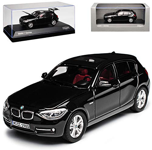 Paragon B-M-W Delorean DMC Zurück in die Zukunft Teil 1 1/24 Welly Modell Auto B*M*W 1er F20 Schwarz 5Türer Ab 2010 1/43 B*M*W Modell Auto mit individiuellem Wunschkennzeichen