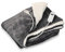 Navaris Grey/White Heated Throw Electric Blanket 180 x 130cm Heated Blanket Machine Washable Faux Fur Electric Throw Overblanket with 3HR Auto-Off Timer and 3x Control Heat Setting