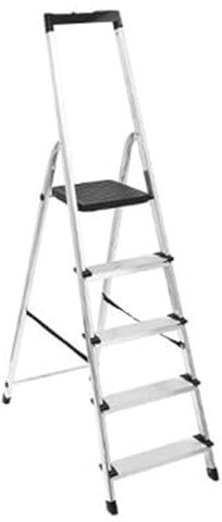 Five Simply Smart - Escabeau 5 Marches Aluminium Stool 173cm Noir