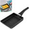 Square Egg Frying Pan, Tamagoyaki Japanese Omelette Pan Non-Stick Ceramic Coating Mini Frying Cooker Compatible with Gas Stove Induction Hob