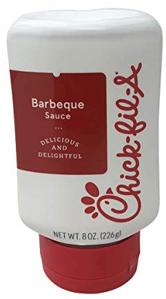 Chick-Fil-A Sauce 8 oz. Squeeze Bottle - Resealable Container for Dipping, Drizzling, and Marinades (Barbeque)