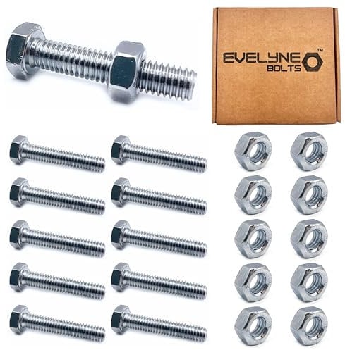M6 Nut and Bolt Set (M6 x 40mm Bolts + Nuts)
