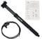 MiOYOOW Dropper Seatpost, Höhenverstellbare Teleskop Sattelstütze für MTB BMX 27,2/31,6/30,9mm SPD-801N