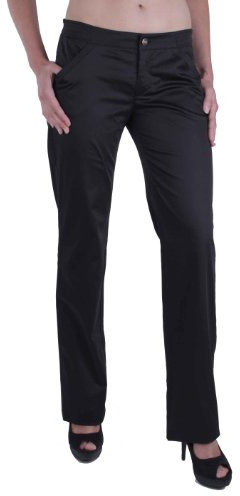 Versace VJC Damen Hose Businesshose Schwarz (Schwarz, 24W)