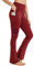 BAYGE Damen Bootcut Yogahose Hohe Taille Wasserdicht Blickdicht Bauchkontrolle Slim Fit Leggings Sporthose Schlaghose Sweathose Fitnesshose mit Taschen, Rot, M