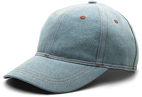 Cappellino Uomo Donna con Visiera | 100% Cotone | Cappello Berretto Ragazzo Idea Regalo | Baseball - Tennis - Casual | Senza Poliestere | Taglia Unica | No Logo