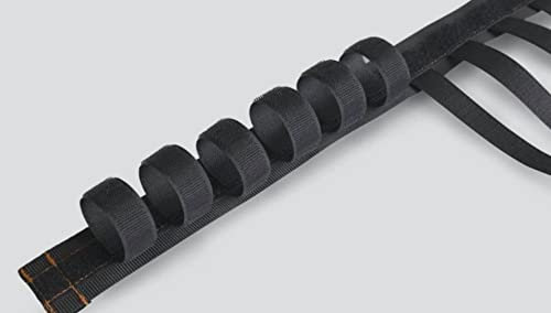 LANCO Flexibler Kabelkanal L-Form mit Klettverschlüssen 100 cm Länge | individuell einstellbar | für Innen- und Außenräume geeignet