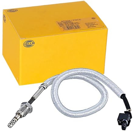 HELLA 6PT 010 376-441 Sensor, Exhaust Gas Temperature - 2-Pole - Screwed - Cable: 410 mm
