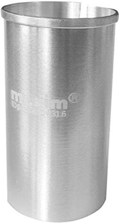 pistro Fahrrad-Sattelstützen-Adapter, Größe Reduzierstück Vergrößerungsrohr Buchse Muffe 30,9/31,6 mm – Silber