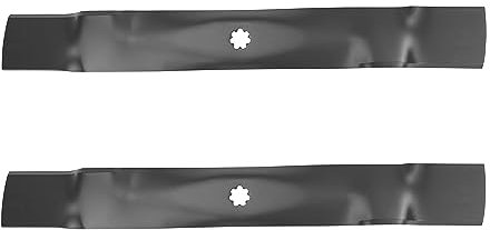 q&p 2pack Parts Mower Blade Replaces 11593 GX22151 GY20850 50-3231 330-441 Fits D100-D103 LA100-LA135 X110-X145 Z225 102 105 115 125 and 135 Series Tractor Models with 42 Decks
