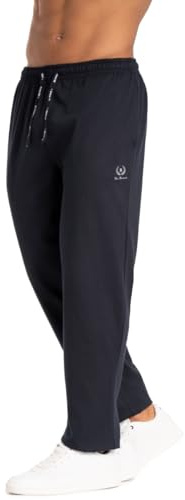 BE BOARD Pantalone Lungo Uomo 910 in Cotone Leggero e Traspirante, Taglie Calibrate, Ideale per Sport e Relax, Stile Casual e Versatile, Blu, M