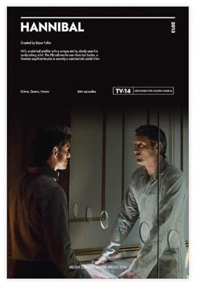 EMIGOS Hannibal Poster auf Leinwand, Schlafzimmer-Dekor, Sportlandschaft, Büro, Raumdekoration, Geschenk, ungerahmt, 30 x 45 cm