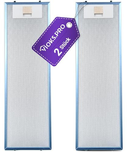 Vioks.pro Set 2x Filter Dunstabzugshaube Ersatz für AEG 405534414/9 Metallfilter Dunstabzugshaube AEG Filter 512x160mm AEG Electrolux Ersatzteile Dunstabzugshaube Filter Metall