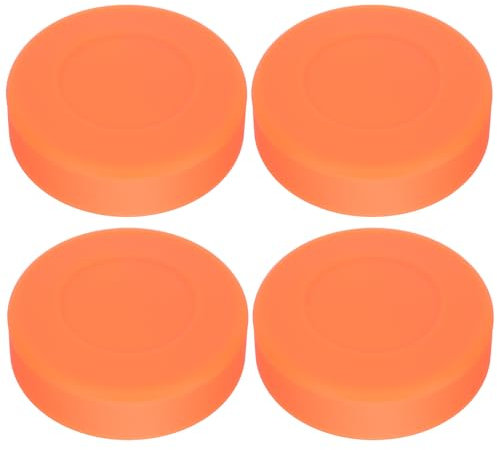Mipcase Eishockey-Pucks: 4 Stück Schaumstoff-Hockey-Pucks Rollhockey-Puck Street-Hockey-Puck Ersatz-Pucks Zum Üben Und Training